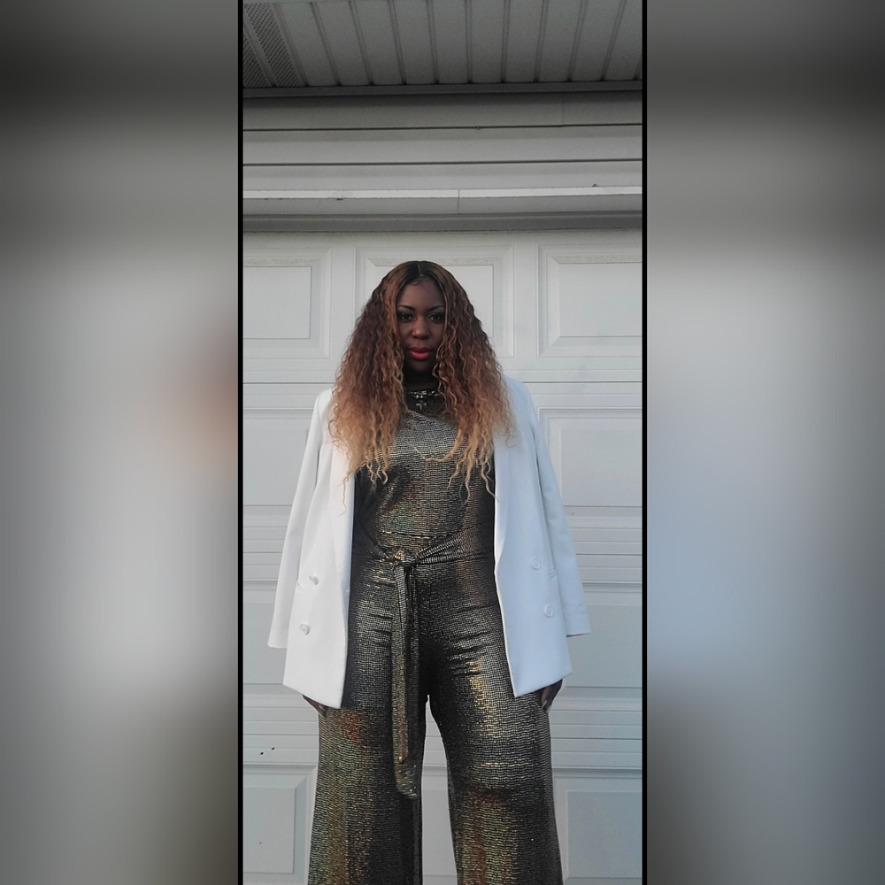 Gold Metallic Jumpsuit
